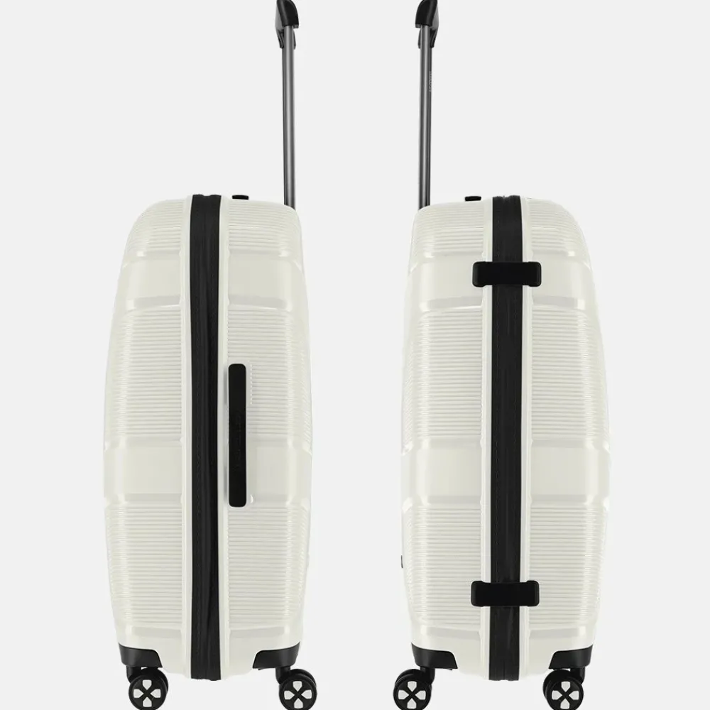 Reiskoffers^Impackt Spinner koffer 75 cm polar white