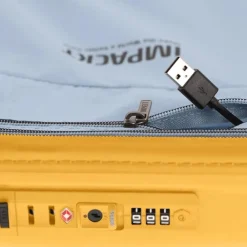 Handbagage Koffers^Impackt Spinner koffer 55 cm sunset yellow