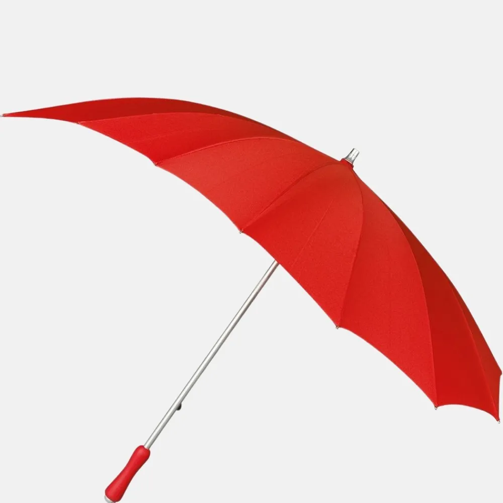 Paraplu'S^Impliva Hart stokparaplu red