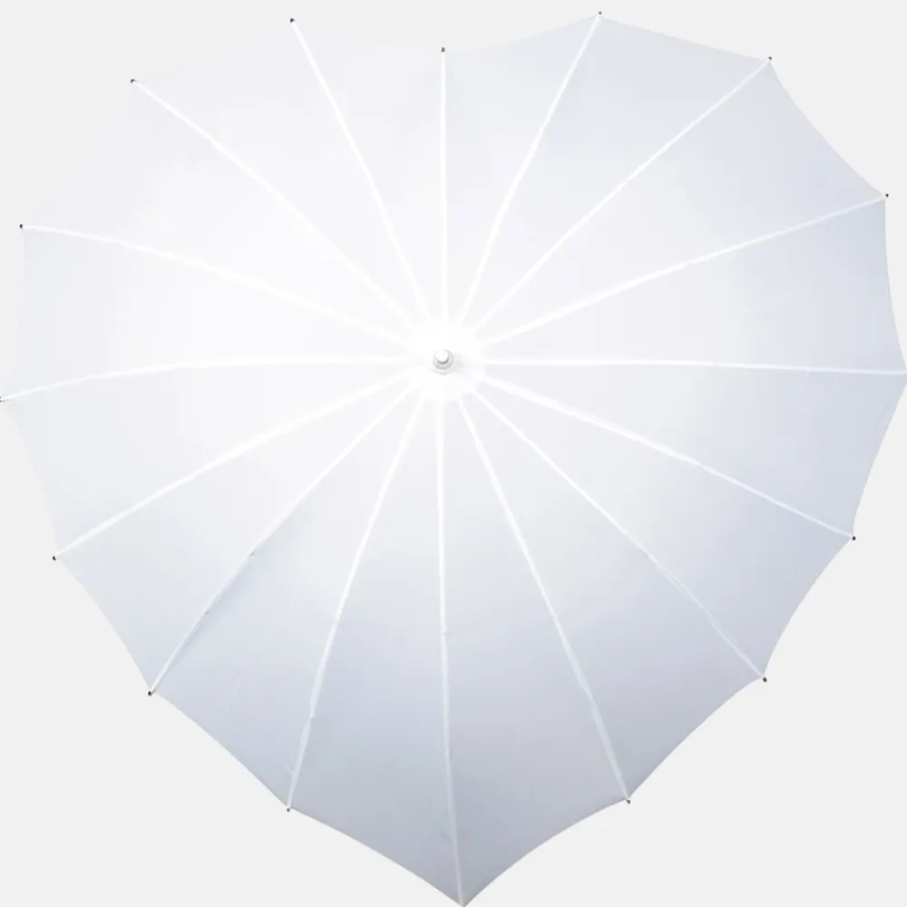 Paraplu'S^Impliva Hart stokparaplu white