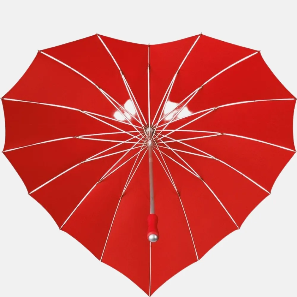 Paraplu'S^Impliva Hart stokparaplu red