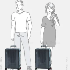 Handbagage Koffers^Jump Maxlock handbagage koffer 55 cm anthracite