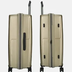 Reiskoffers^Jump Oskol Oskol reiskoffer 76 cm expandable champagne