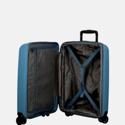 Handbagage Koffers^Jump Spinner Expendable Striper handbagage koffer 55 cm blue