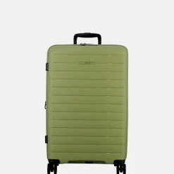 Reiskoffers^Jump Striper reiskoffer 66 cm expandable light green