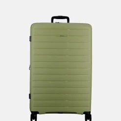 Reiskoffers^Jump Striper reiskoffer 77 cm expandable light green