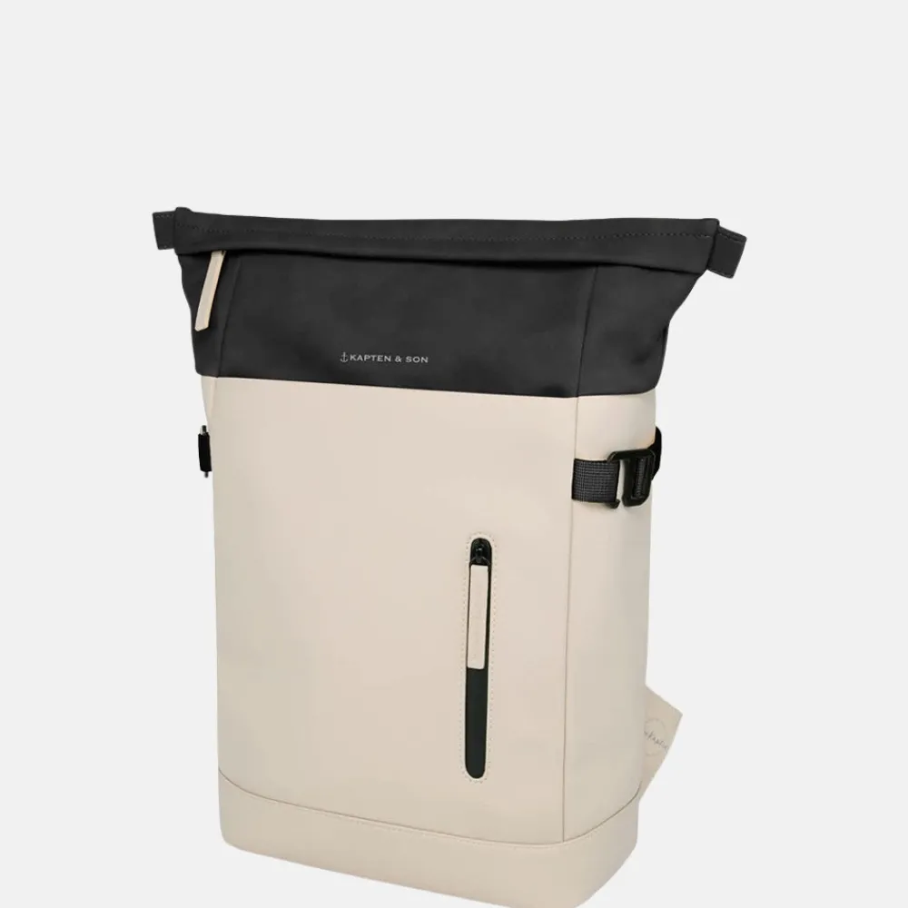 School Rugzakken | School Rugzakken^Kapten & Son Aarhus rugzak 14 inch cream black