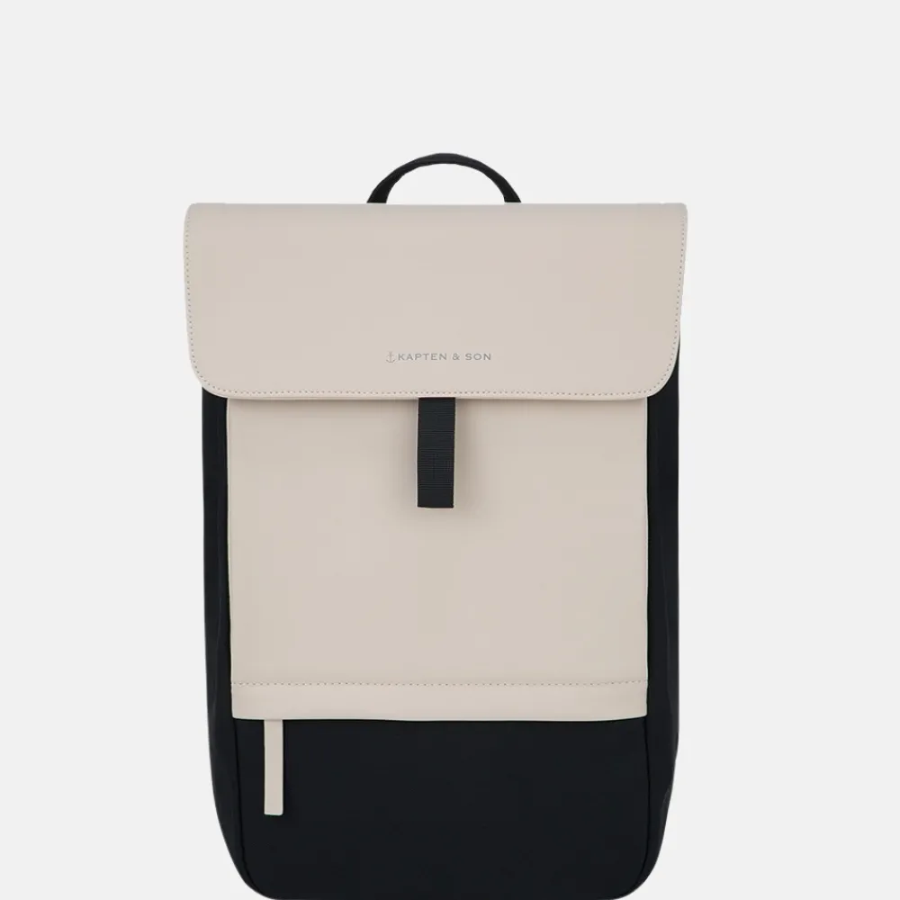 School Rugzakken | School Rugzakken^Kapten & Son Fyn rugzak 15 inch cream black
