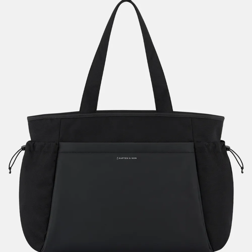 Dames Laptoptassen^Kapten & Son Hellvi shopper/weekendtas all black