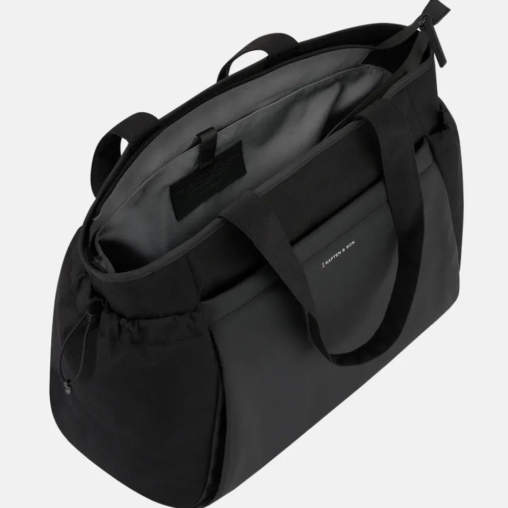 Dames Laptoptassen^Kapten & Son Hellvi shopper/weekendtas all black