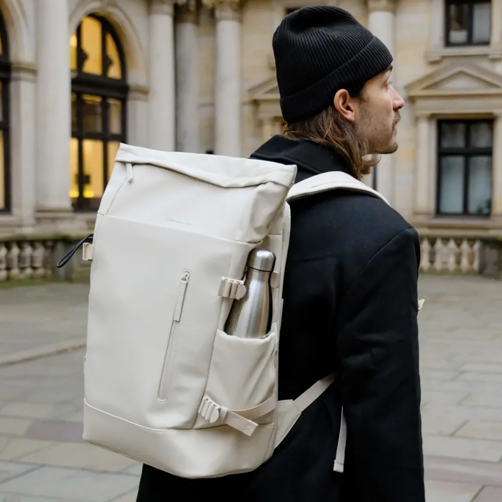 Vrijetijd Rugzakken | School Rugzakken^Kapten & Son Helsinki Pro rugzak 15 inch sandstone