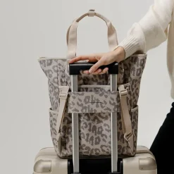 Laptop Rugzakken^Kapten & Son Lindby Diaper LEO laptoprugzak leopard