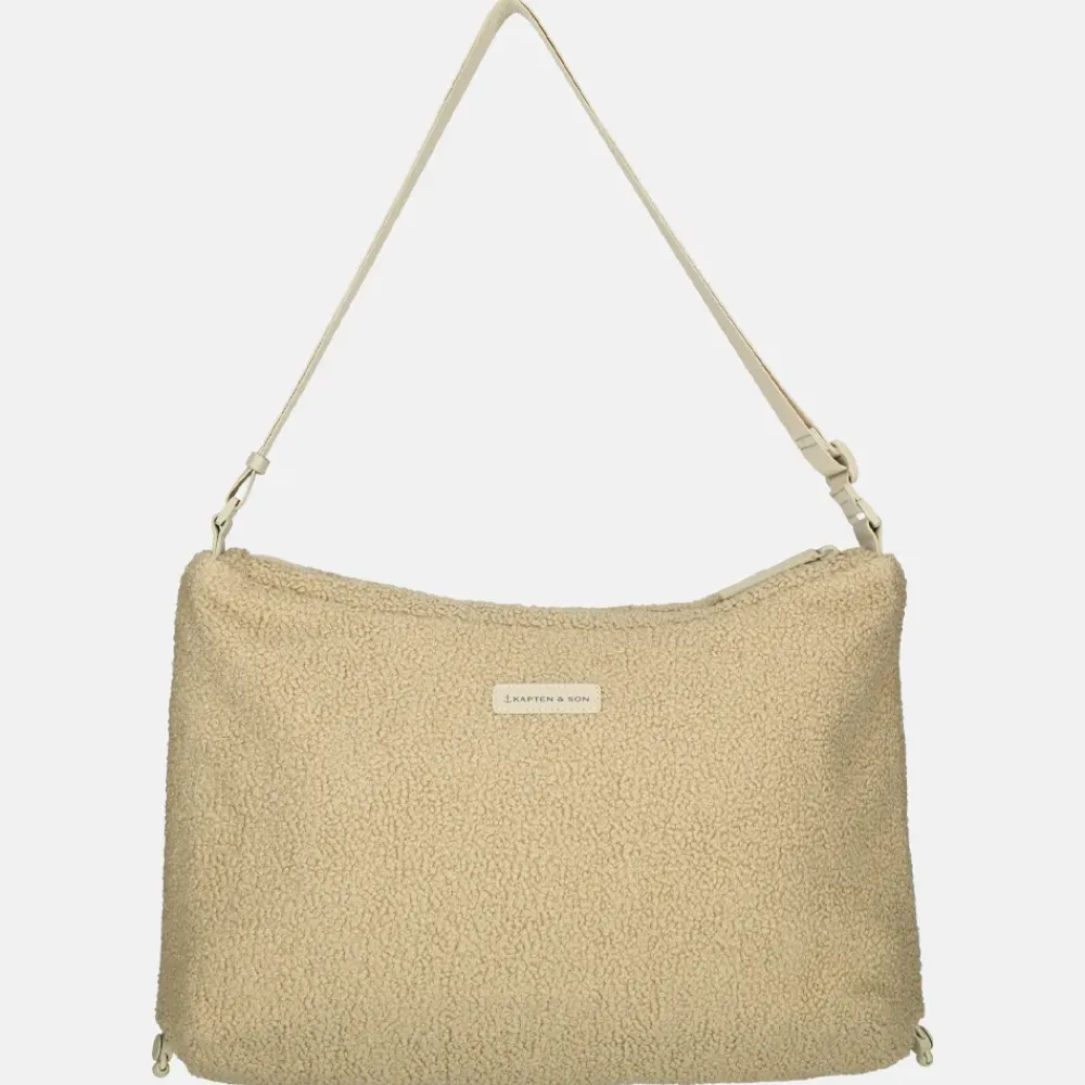 Crossbody Tassen^Kapten & Son Skara crossbody tas L fleece sandstone