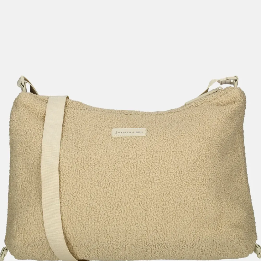 Crossbody Tassen^Kapten & Son Skara crossbody tas L fleece sandstone