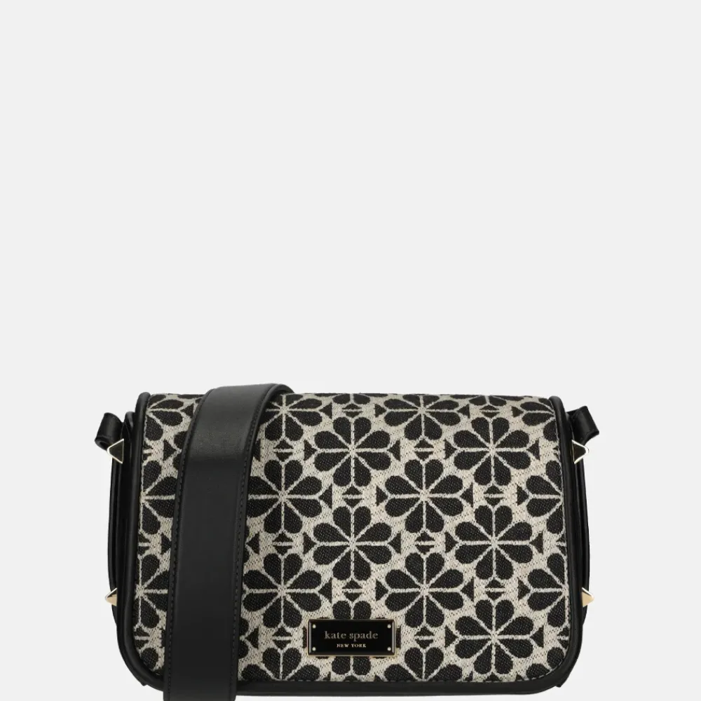 Crossbody Tassen^Kate Spade Flap flower jacquard crossbody tas sand multi