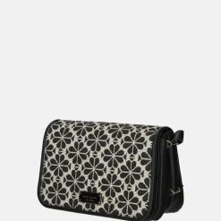 Crossbody Tassen^Kate Spade Flap flower jacquard crossbody tas sand multi