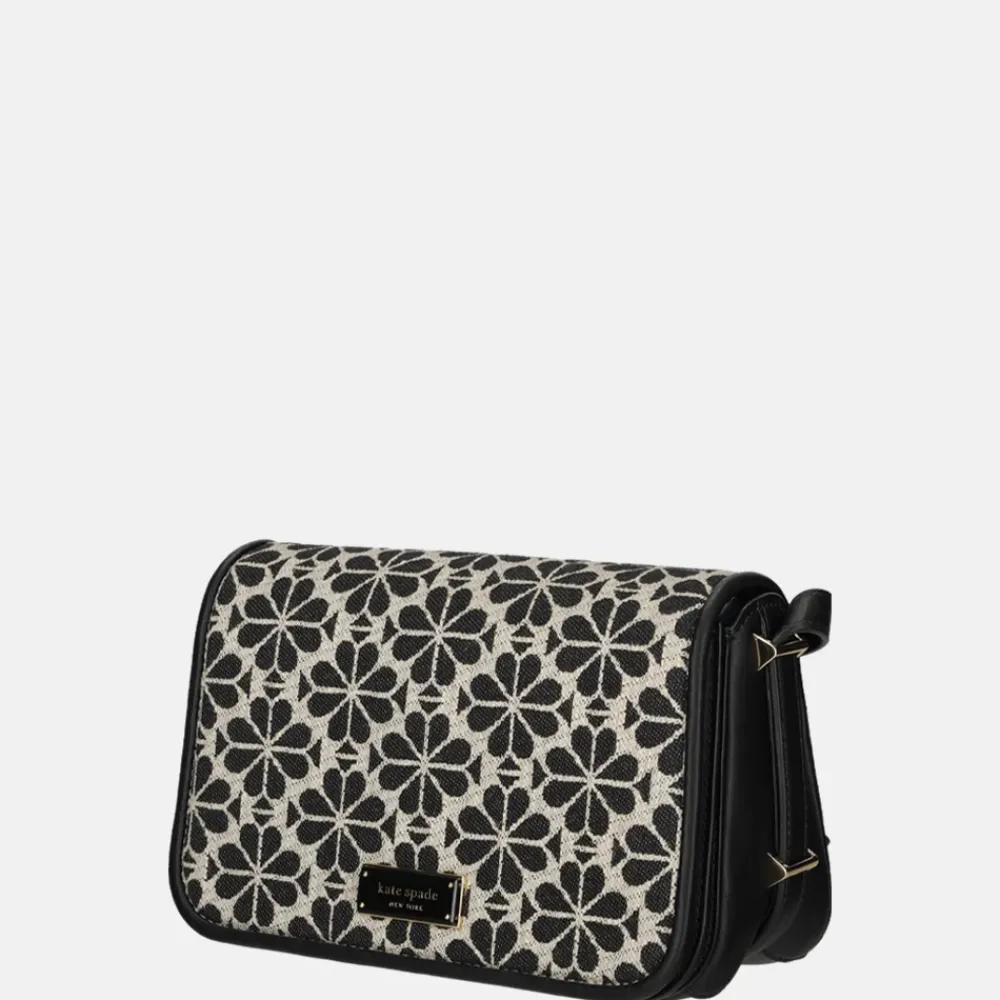 Crossbody Tassen^Kate Spade Flap flower jacquard crossbody tas sand multi