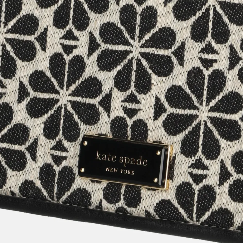 Crossbody Tassen^Kate Spade Flap flower jacquard crossbody tas sand multi