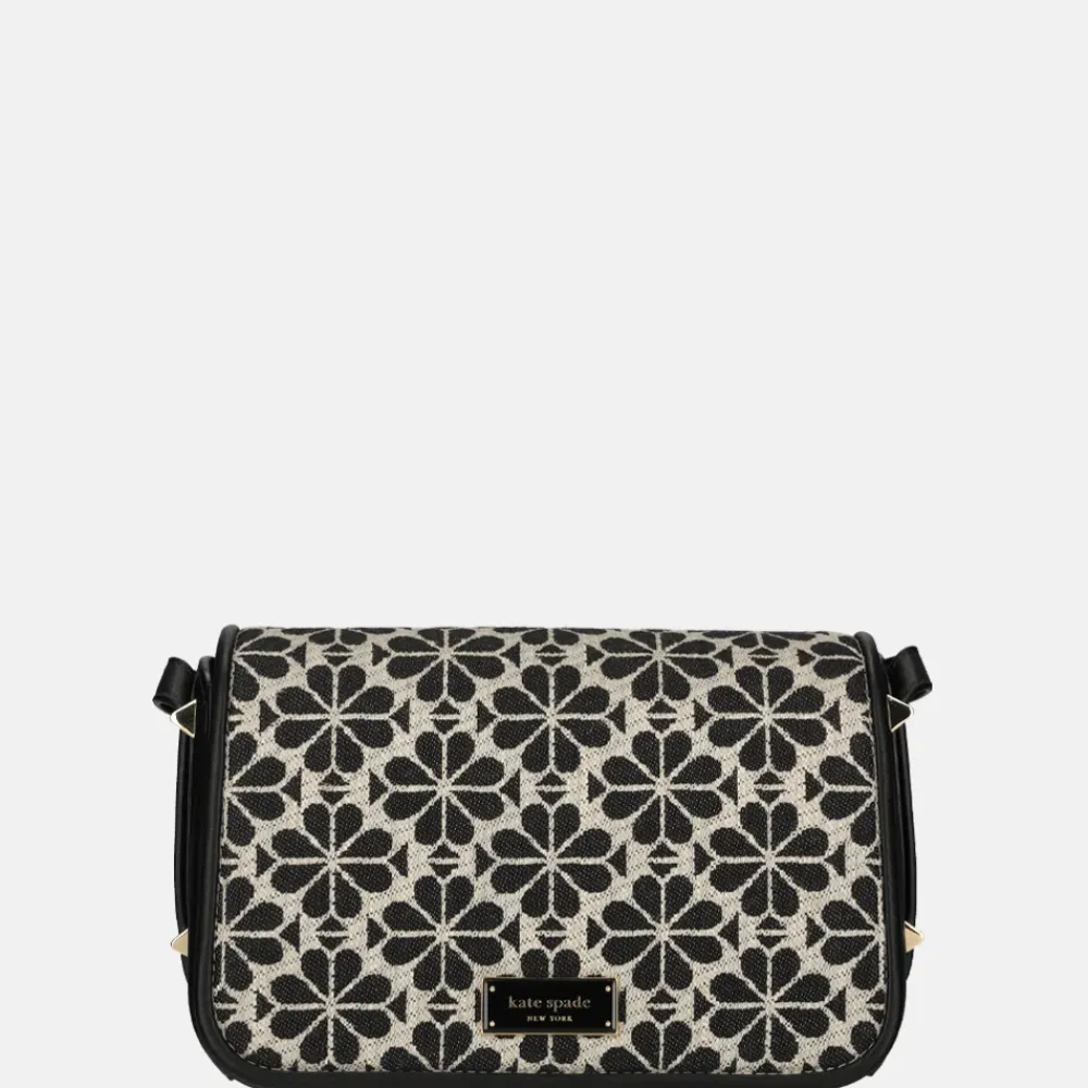 Crossbody Tassen^Kate Spade Flap flower jacquard crossbody tas sand multi