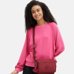 Crossbody Tassen^Kipling Abanu crossbody tas M funky red