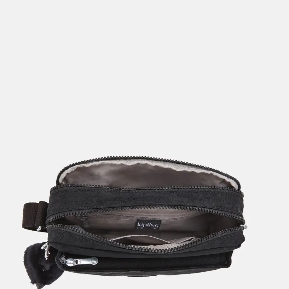 Schoudertassen^Kipling Abanu schoudertas M black