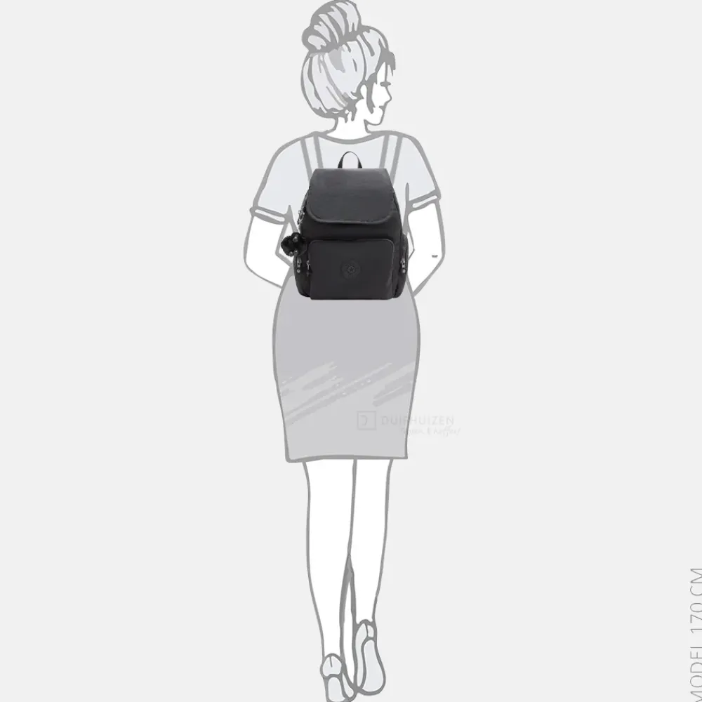 Vrijetijd Rugzakken^Kipling City Zip rugzak S black noir