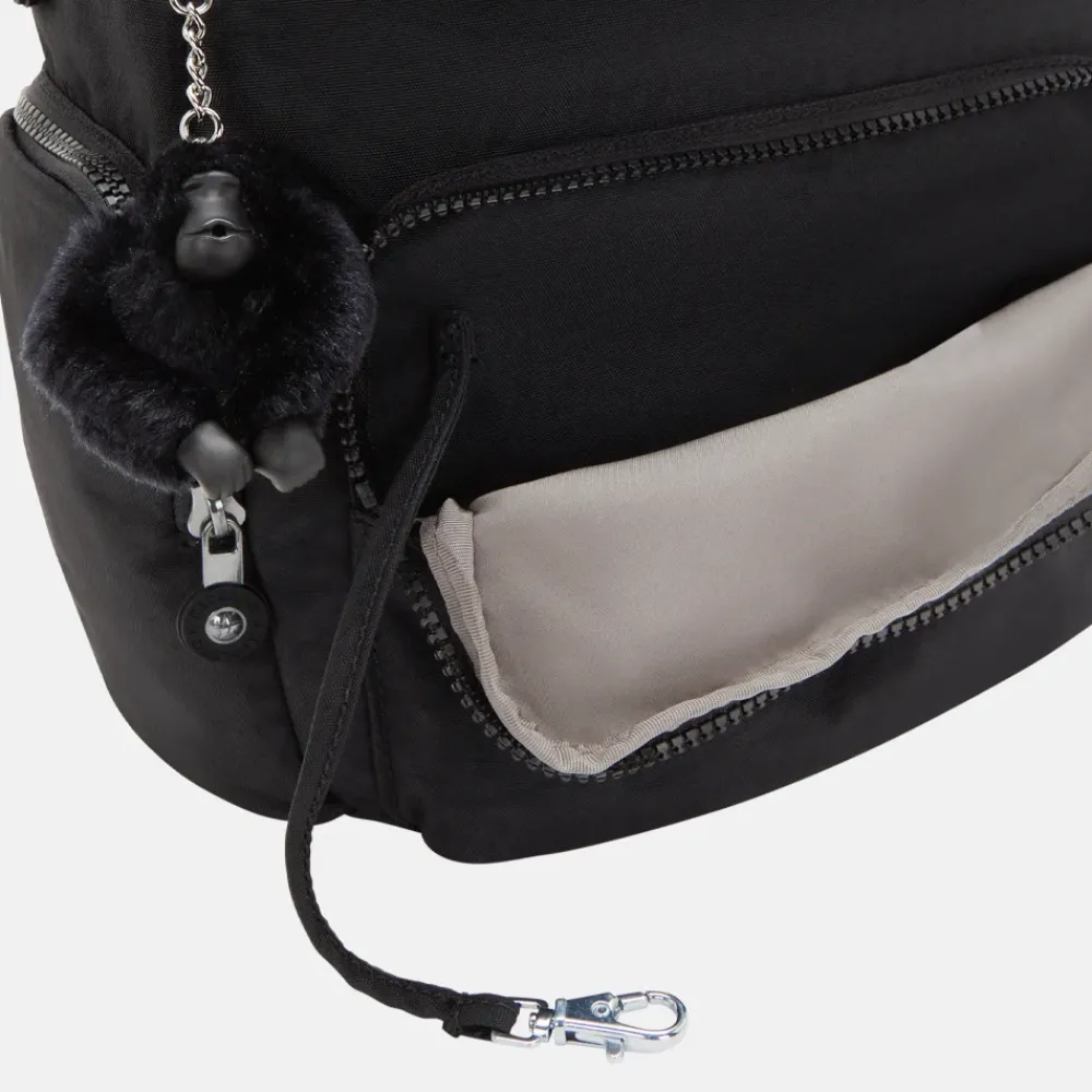 Vrijetijd Rugzakken^Kipling City Zip rugzak S black noir