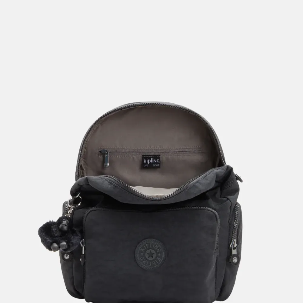 Vrijetijd Rugzakken^Kipling City Zip rugzak S black noir