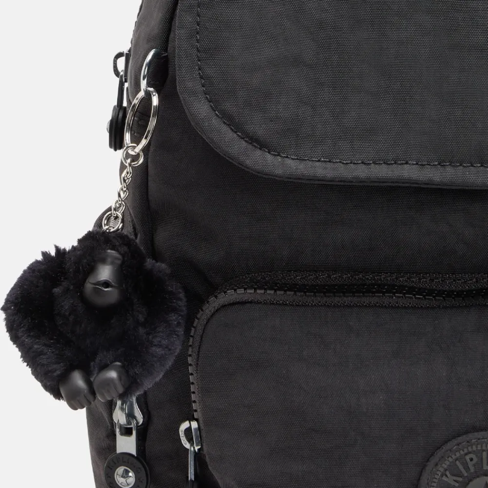 Vrijetijd Rugzakken^Kipling City Zip rugzak S black noir