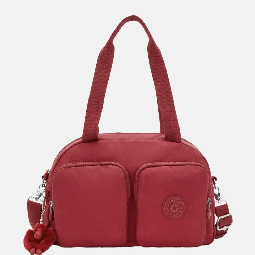 Schoudertassen^Kipling Cool Defea schoudertas funky red