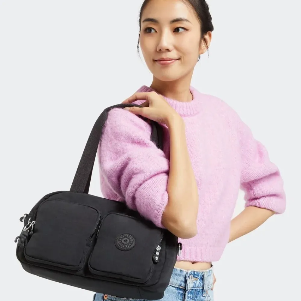 Schoudertassen^Kipling Cool Defea schoudertas black noir