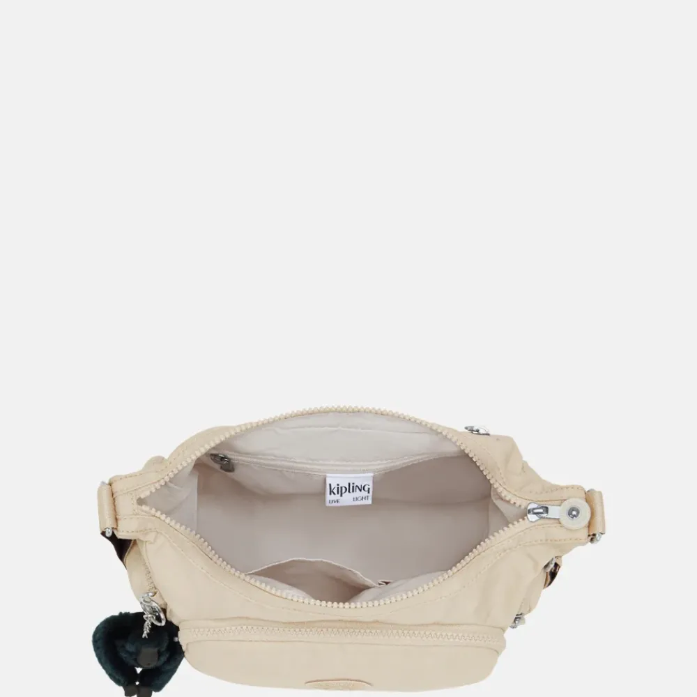 Schoudertassen^Kipling Gabb schoudertas S back to beige