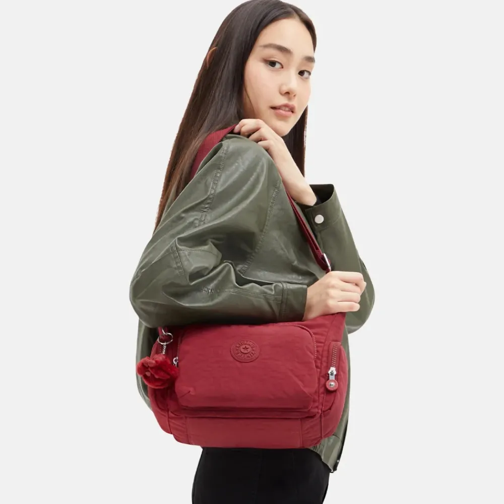 Schoudertassen^Kipling Gabb schoudertas S funky red