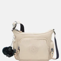 Crossbody Tassen^Kipling Gabbie crossbody tas mini back to beige