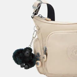 Crossbody Tassen^Kipling Gabbie crossbody tas mini back to beige