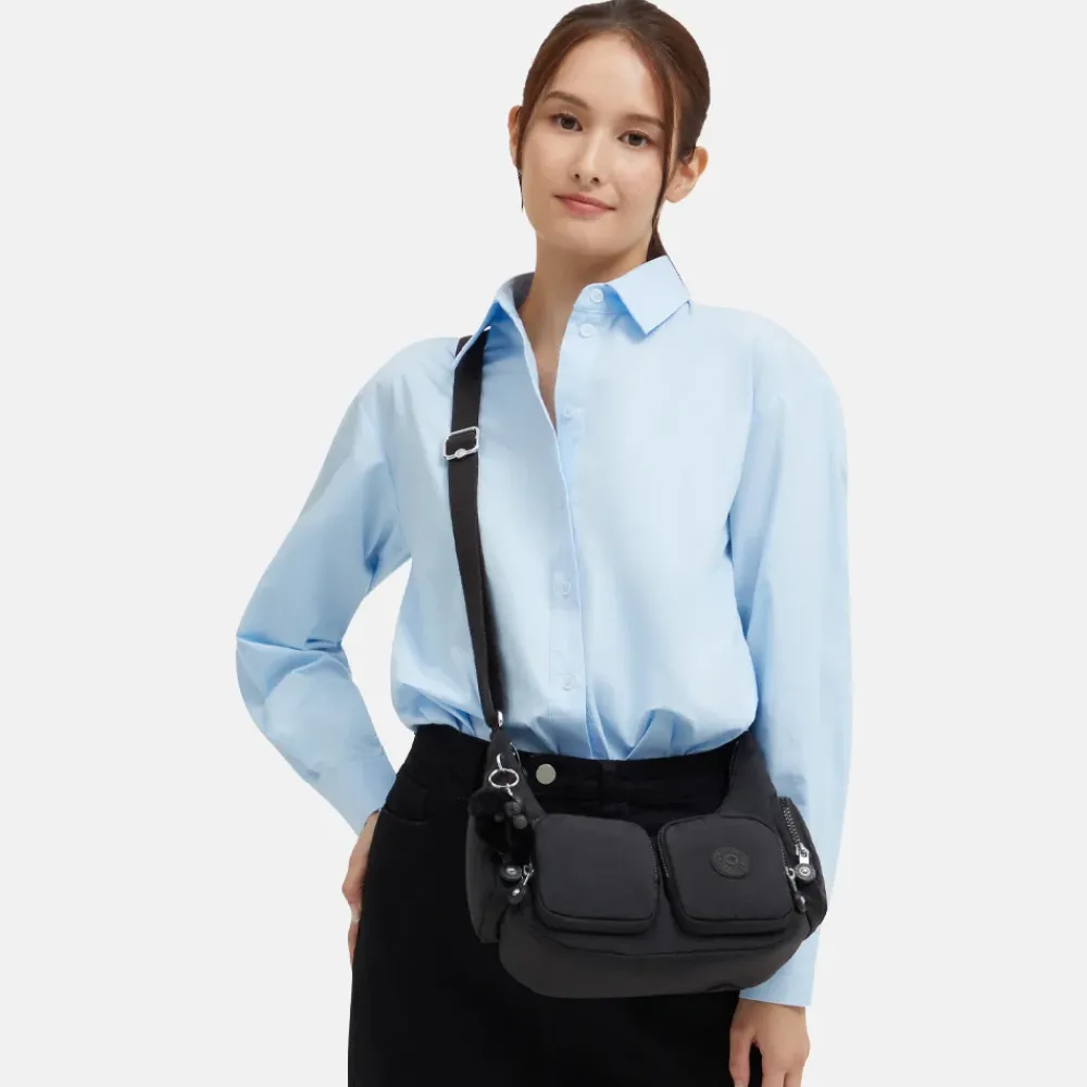 Crossbody Tassen^Kipling Rikka crossbody tas S black noir