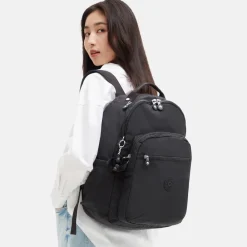 Vrijetijd Rugzakken | Fashion Rugzakken^Kipling Seoul rugzak 15 inch black noir