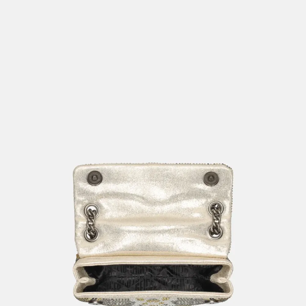Crossbody Tassen^Kurt Geiger Kensington crossbody tas mini metal combo