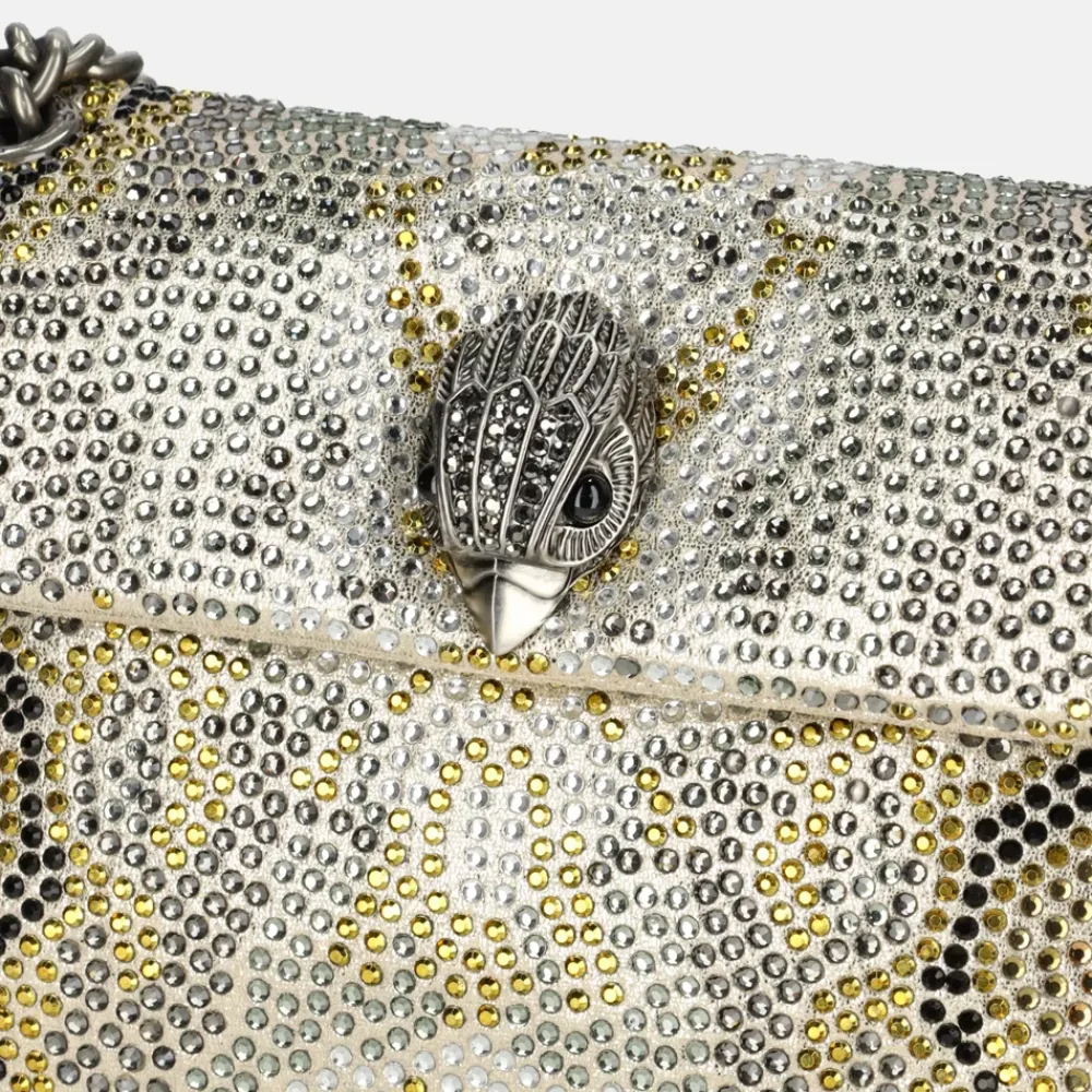 Crossbody Tassen^Kurt Geiger Kensington crossbody tas mini metal combo