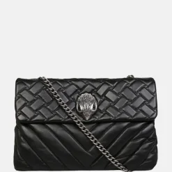 Schoudertassen^Kurt Geiger Kensington Leather schoudertas XXL black