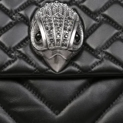 Schoudertassen^Kurt Geiger Kensington Leather schoudertas XXL black