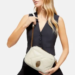 Crossbody Tassen^Kurt Geiger Kensington puff camera crossbody tas bone