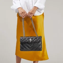 Schoudertassen^Kurt Geiger Kensington schoudertas black combination