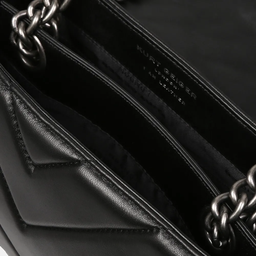 Schoudertassen^Kurt Geiger Kensington schoudertas black combination