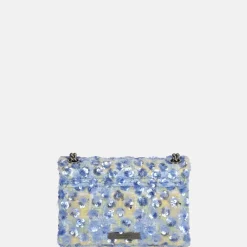 Schoudertassen^Kurt Geiger Kensington schoudertas sequins mini boucle blue pale