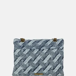 Schoudertassen^Kurt Geiger Kensington schoudertas L denim