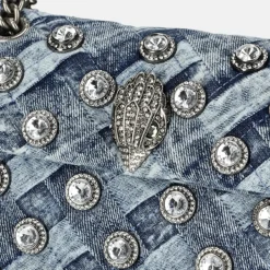 Schoudertassen^Kurt Geiger Kensington schoudertas denim