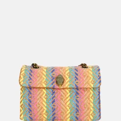 Schoudertassen^Kurt Geiger Kensington schoudertas M raffia multi