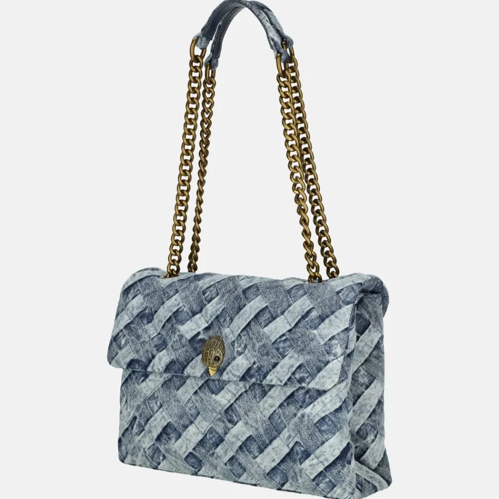 Schoudertassen^Kurt Geiger Kensington schoudertas L denim