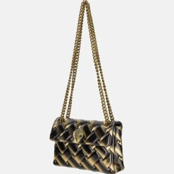 Schoudertassen^Kurt Geiger Kensington schoudertas mini bronze combo